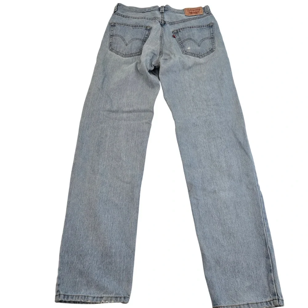 Vintage Levis 550 Jeans 33x36 Relaxed Tapered THASHED Grunge‎ Skater Baggy 90s